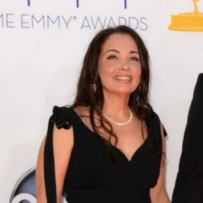 Photo of Catherine Rusoff during a awasrd function. I